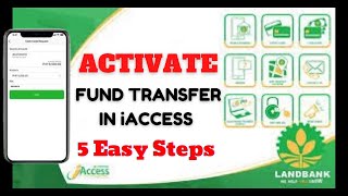 How to Activate Fund Transfer in Landbank  5 Easy Steps  Quick amp Easy [upl. by Ellinad]