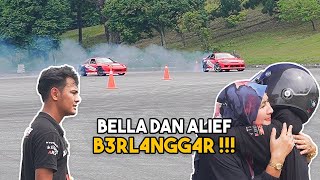 Bella amp alieff berlangg4r masa drift  Apa reaction family kami [upl. by Magna]