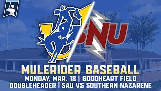 Baseball Southern Arkansas vs Southern Nazarene 31824 [upl. by Fonville]