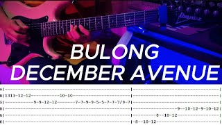 Bulong  ©December Avenue  Guitar Solo  Guitar Cover  With Tabs [upl. by Neimad537]