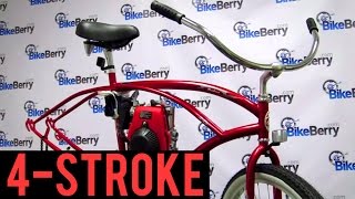 How To Install a 4Stroke Engine Kit on your Bicycle  48cc  Motorized Bicycle [upl. by Sajovich]