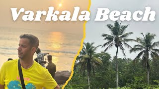 Varkala Beach Kerala 🏖️  Best beach in India [upl. by Erapsag]