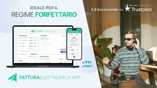 FatturaElettronica APP  1 anno gratis per i FORFETTARI  DJ [upl. by Sisile]