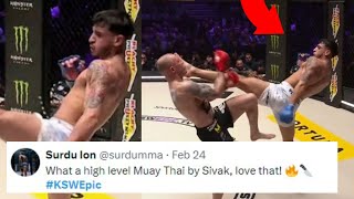 FIGHTERS REACT TO VACLAV SIVAK BEATING MICHAL KROLIK  KSW EPIC SIVAK VS KROLIK REACTIONS [upl. by Nnaarat]