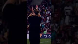 Filipe Luís no gramado depois da vitória contra o Corinthians 🔴⚫️ flamengo futebol shorts [upl. by Uv]