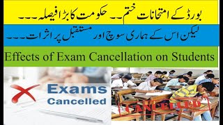 Effects of Exams Cancellation on Students [upl. by Hume]