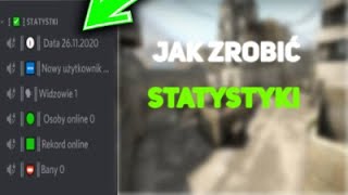 Jak zrobić statystyki Jak zrobić serwer discord 1 [upl. by Hanford284]