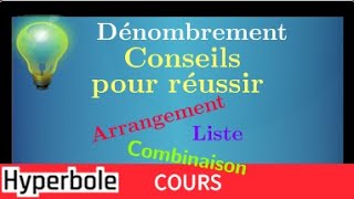 Dénombrement • Arrangement Permutation Combinaison • Conseils pour réussir les exercices • spé maths [upl. by Stuart]