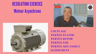 Video N°462 RESOLUTION EXERCICE MOTEUR ASYNCHRONE [upl. by Kial]