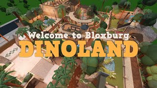 Bloxburg  DINOLAND by GENARDRBLX  Full Tour [upl. by Attennot]