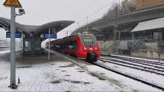 Koblenz Hbf im Schnee  BR 101 BR 146 BR 189 BR 429 BR 442 BR 643 BR 648 BR 1440 [upl. by Jessabell]