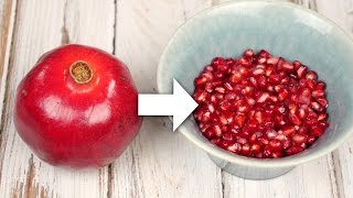 The BEST Way To Open amp Eat A Pomegranate [upl. by Vasyuta]