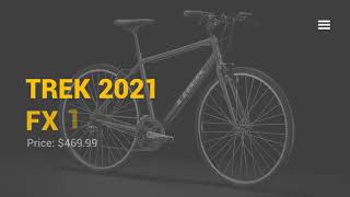 Great Bike TREK FX 1 2021 bike review [upl. by Ainevuol]