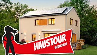 Haustour Neues Smart Home Fertighaus von Weberhaus  Hausbau Helden [upl. by Hauser284]