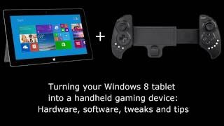 Microsoft Surface Pro 2  Ipega 9023  x360ce for Handheld PC Windows 8 Gaming Guide [upl. by Akehsar]