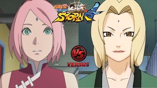 Sakura Uchiha vs Tsunade Senju  Alumna vs Maestra  NSUNS4 ROAD TO BORUTO Latino [upl. by Ciardap]