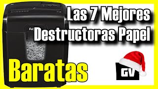 📋 7 MEJORES Destructoras de Papel BARATAS de Amazon 2024✅CalidadPrecio Trituradoras Documentos [upl. by Yolanthe]