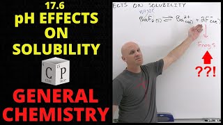 176 pH Effects on Solubility  General Chemistry [upl. by Adnocahs499]