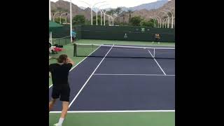 Tsitsipas and Monfils Going AT IT 🎾🔥 [upl. by Aubrey666]