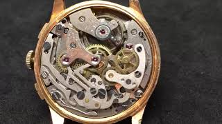 montre vintage  CORESA  chronographe suisse des années 5060 [upl. by Etteniuq]