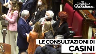 Quirinale le quotconsultazioniquot in Aula di Casini dal Pd a Iv fino a Lega LeU e Forza Italia [upl. by Marduk66]