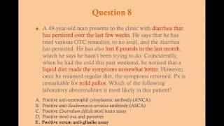 Gastroenterology Review Questions old version with sound  CRASH Medical Review Series [upl. by Asiat96]