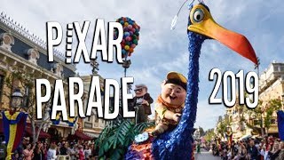 NEW Pixar Play Parade 2019 PIXAR FEST AWESOME [upl. by Adnerak]