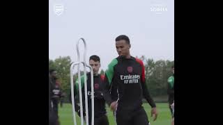 Inside Arsenal Training Today [upl. by Bolan]