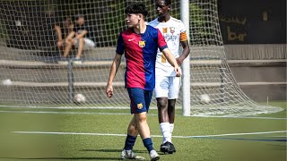 Alex Arasa vs Martorell  Barca Cadet B [upl. by Eiramanel]