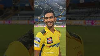 His Blushing😍🙈Matheesha Pathirana😘💝 CricketCrushgirl Love Crush Trending Shorts MP81 CSK IPL [upl. by Dulcie]