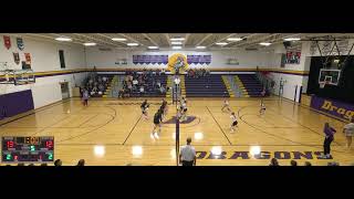 Deshler High School vs LawrenceNelson High School Womens Varsity Volleyball [upl. by Ettenad]