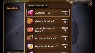 Spires of Ascension Floor 150  Summoners War [upl. by Averi]