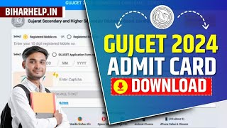 GUJCET Admit Card 2024 – Exam Date Download ગુજરાત GUJCET Hall Ticket gujcetgseborg [upl. by Eustatius]