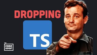 Big projects are ditching TypeScript… why [upl. by Marsh]