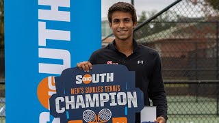 2024 Big South Fall Mens Tennis Individual Championships Recap [upl. by Adnohrahs60]