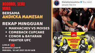 Rekap UFC Fight Night  Makhachev vs Moises Conor amp Bayaran UFC [upl. by Kalmick]