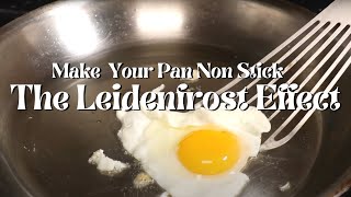 How to Make A Stainless Steel Pan Non Stick Shorts [upl. by Seyah352]