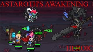 Bit Heroes Astaroths Awakening Heroic Raid [upl. by Benedetto]