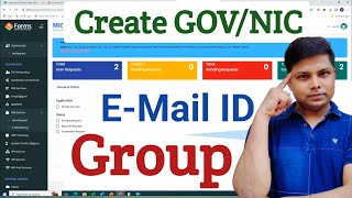 How to Create a GovernmentNIC Email ID Group  Eforms se NIC mail id group kaise Banaye [upl. by Remlap]