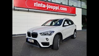 BMW X1 F48 sDrive20i A BusinessMerkkiliikkeenhuoltokirja LEDajovalo [upl. by Corrine]