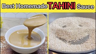 Easy Homemade Tahini Recipe by MinasHome l How to Make Tahini Sauce [upl. by Lehar]