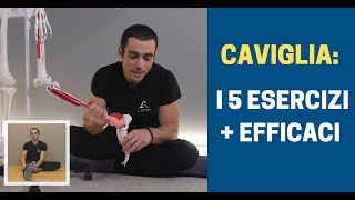 PROBLEMI alla CAVIGLIA i 5 ESERCIZI più EFFICACI [upl. by Ldnek]