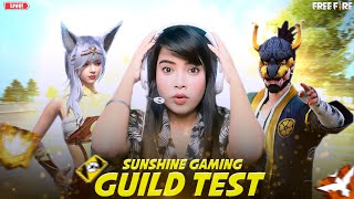 🔴FREE FIRE LIVE WITH SUNSHINE AND 1 VS 4 GUILD TEST😎✌ Free Fire Live fflive girlgamer 1million [upl. by Narcissus]