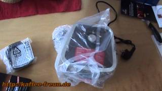 Unboxing Video Tchibo Cafissimo DUO [upl. by Etnoid]