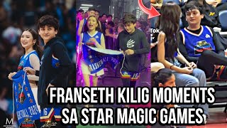 FRANCINE DIAZ amp SETH FEDELIN kilig moments sa Star Magic All Star Game 2024 franseth [upl. by Oj422]