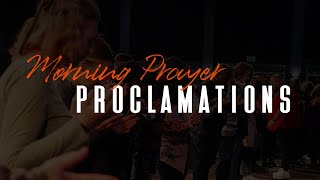 Livestream  Morning Prayer Proclamations [upl. by Anieral923]