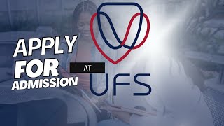 UFS Application 2025  How to apply online [upl. by Eniamahs]