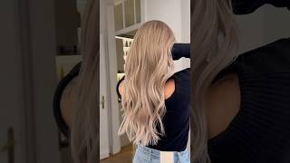 Opalescent Blonde 🩷 AirTouch Highlights airtouch fryzjerwarszawa hairtransformtion hairtok [upl. by Arutek825]