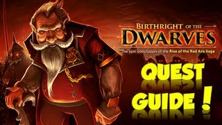 Birthright of the Dwarves  new grandmaster quest guidewalkthrough [upl. by Jeanette]