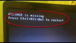 How to Fix Bootmgr is missing Windows 10 [upl. by Verdha856]